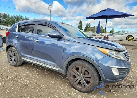 2012 Kia Sportage Ex из США, поврежденный, VIN KNDPCCA26C7325254